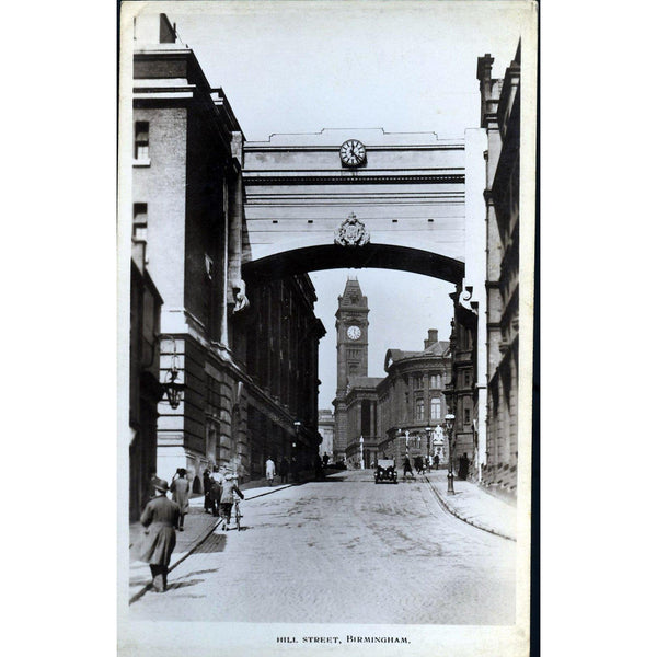 Real Photograph Postcard 'Hill Street, Birmingham'