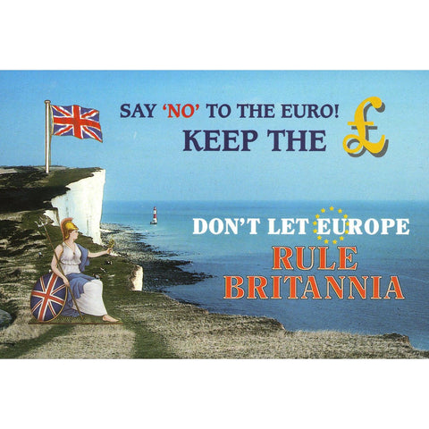 'This England' Campaign Postcard 'Say 'No' to the Euro!'