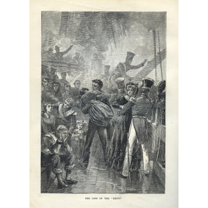 Maritime Print 'The Loss of the 'Kent'