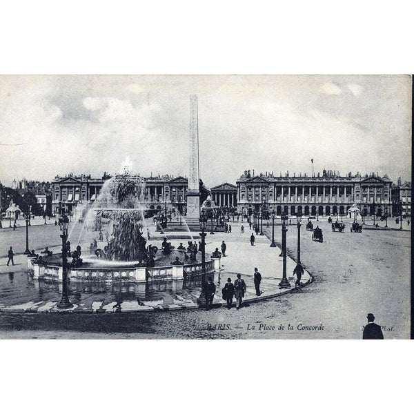 Neurdein Frères (ND) Postcard 'Paris - La Place de la Concorde'