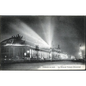 Photographic Postcard 'Paris la nuit'