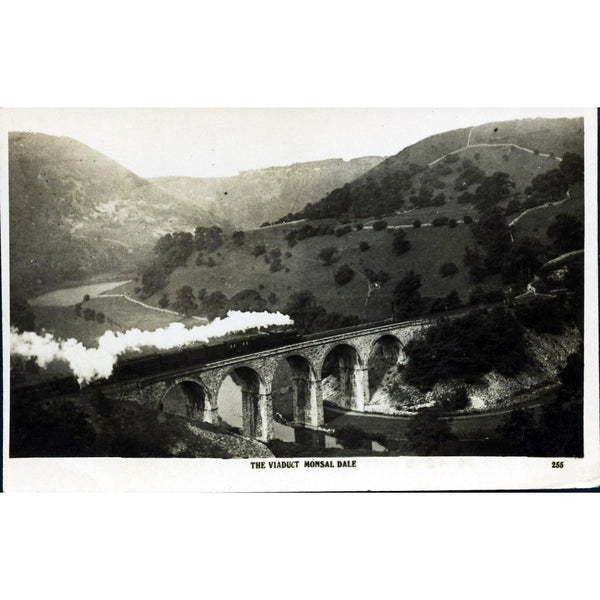 Peak Perfection Series Real Photograph Postcard 'The Viaduct, Monsal Dale'