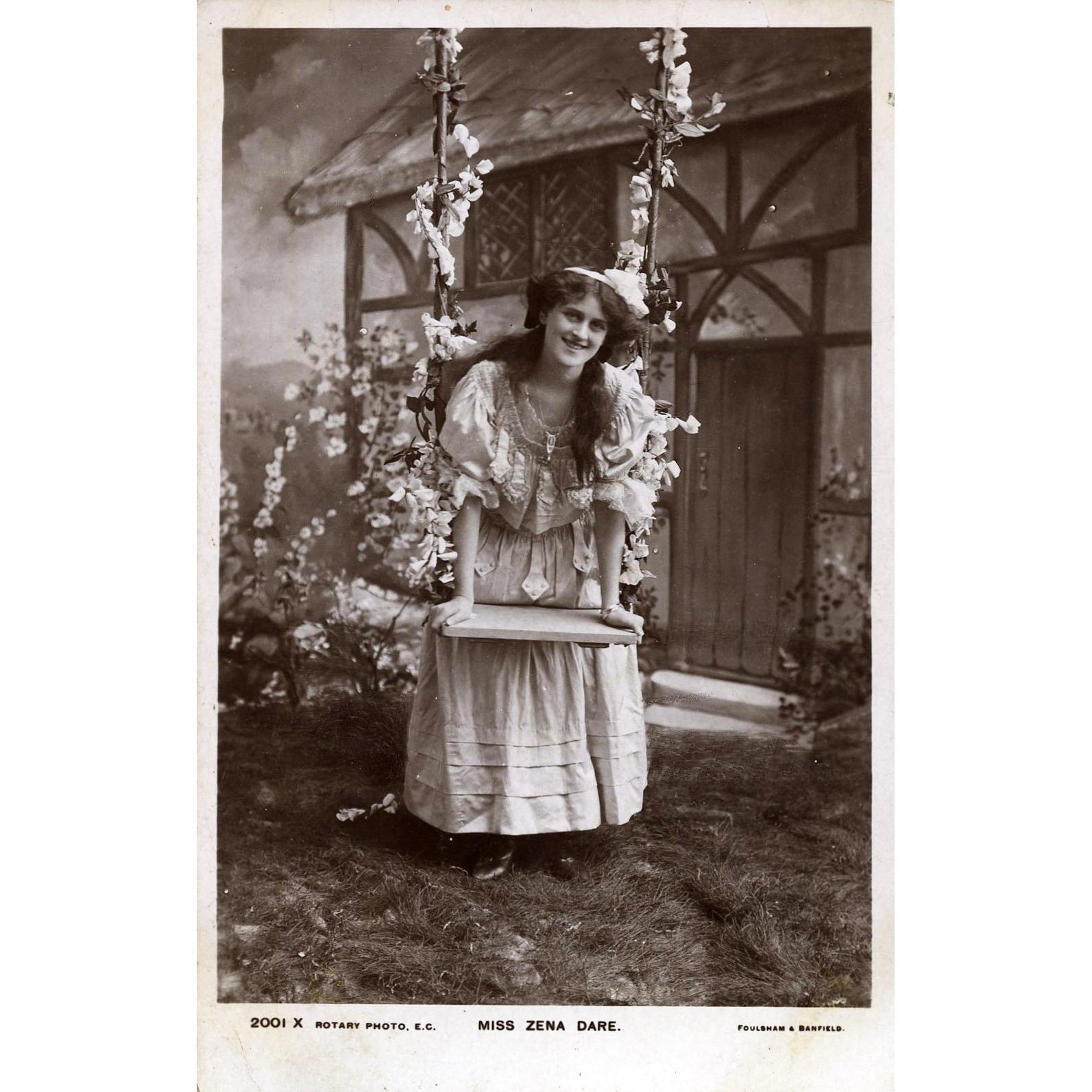 Rotary Photo Postcard 'Miss Zena Dare'