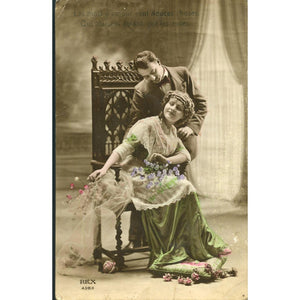 French REX Postcard 'Les mots d'amour sont douces choses'