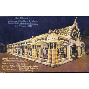 Pacific Novelty Co. Postcard 'Wine Palace of the California Viticultural Exhibition'