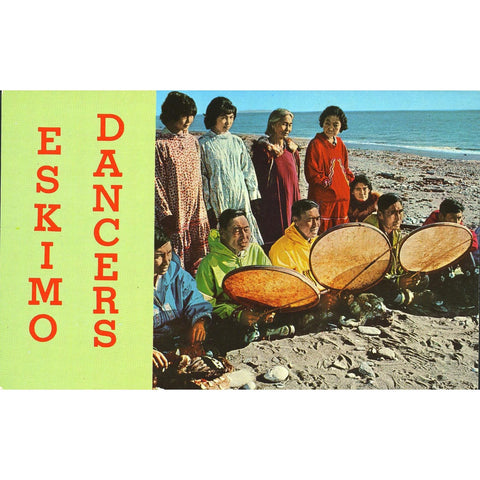 'Alaska Scenic Post Cards' Postcard 'Eskimo Dancers'