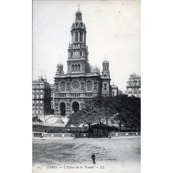 LL (Léon & Lévy) Postcard 'Paris. - L'Eglise de la Trinite'