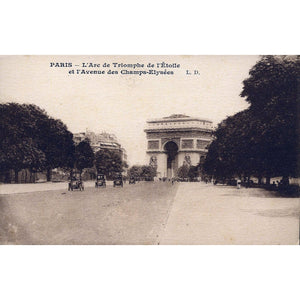 LD Paris Postcard 'Paris - L'Arc de Triomphe de l'Etoile'