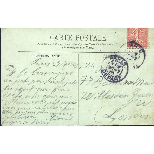 LL (Léon & Lévy) Postcard 'Paris - La Place Vendome'