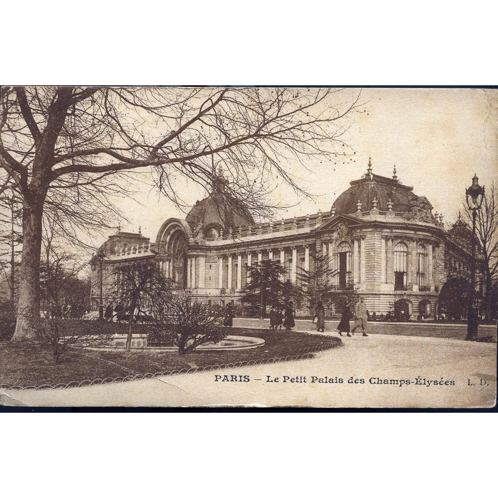 LD Paris Postcard 'Paris - Le Petit Palais des Champs-Elysees'