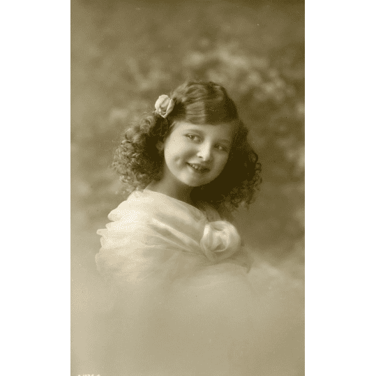 Real Photograph Rotary Photo Postcard Little Girl, Antique Photography, Vintage Photos Children